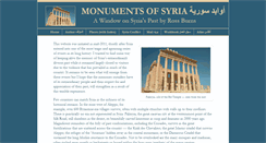 Desktop Screenshot of monumentsofsyria.com