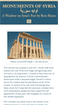 Mobile Screenshot of monumentsofsyria.com